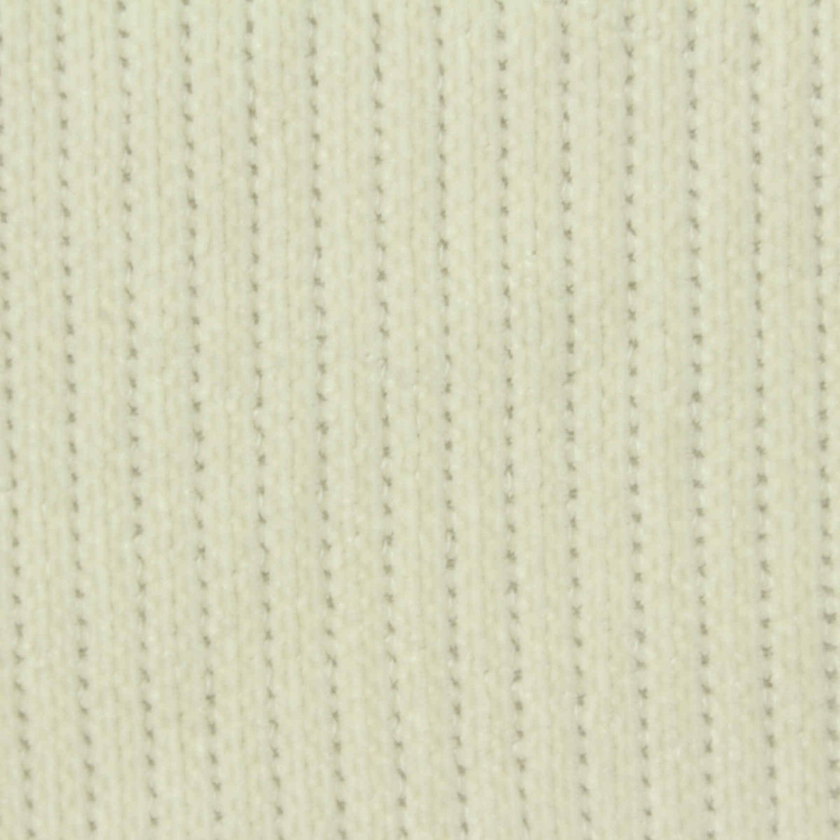 Off-White Vertical-Line Chenille, Polyester