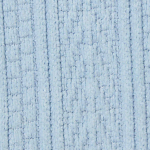 Striped Polyester Stretch Chenille Fabric, 320 gsm, 160 cm — Blue