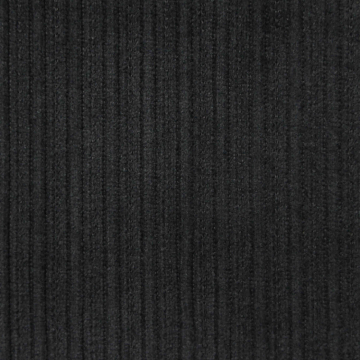 Jacquard Polyester Stretch Knit Fabric, 430 gsm, 145 cm — Black