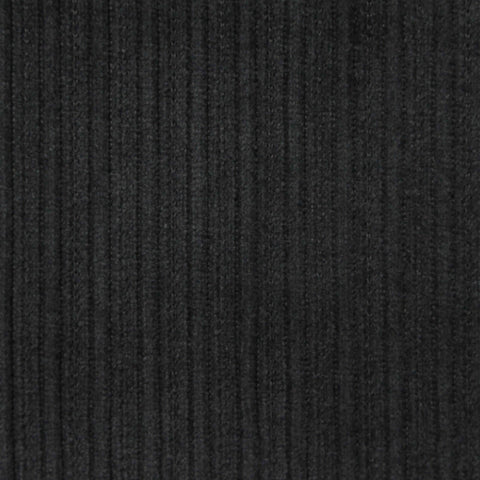 Jacquard Polyester Stretch Knit Fabric, 430 gsm, 145 cm — Black