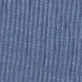 Viscose Polyester Rib Knit Fabric, 180 gsm, 150 cm — Blue — texture