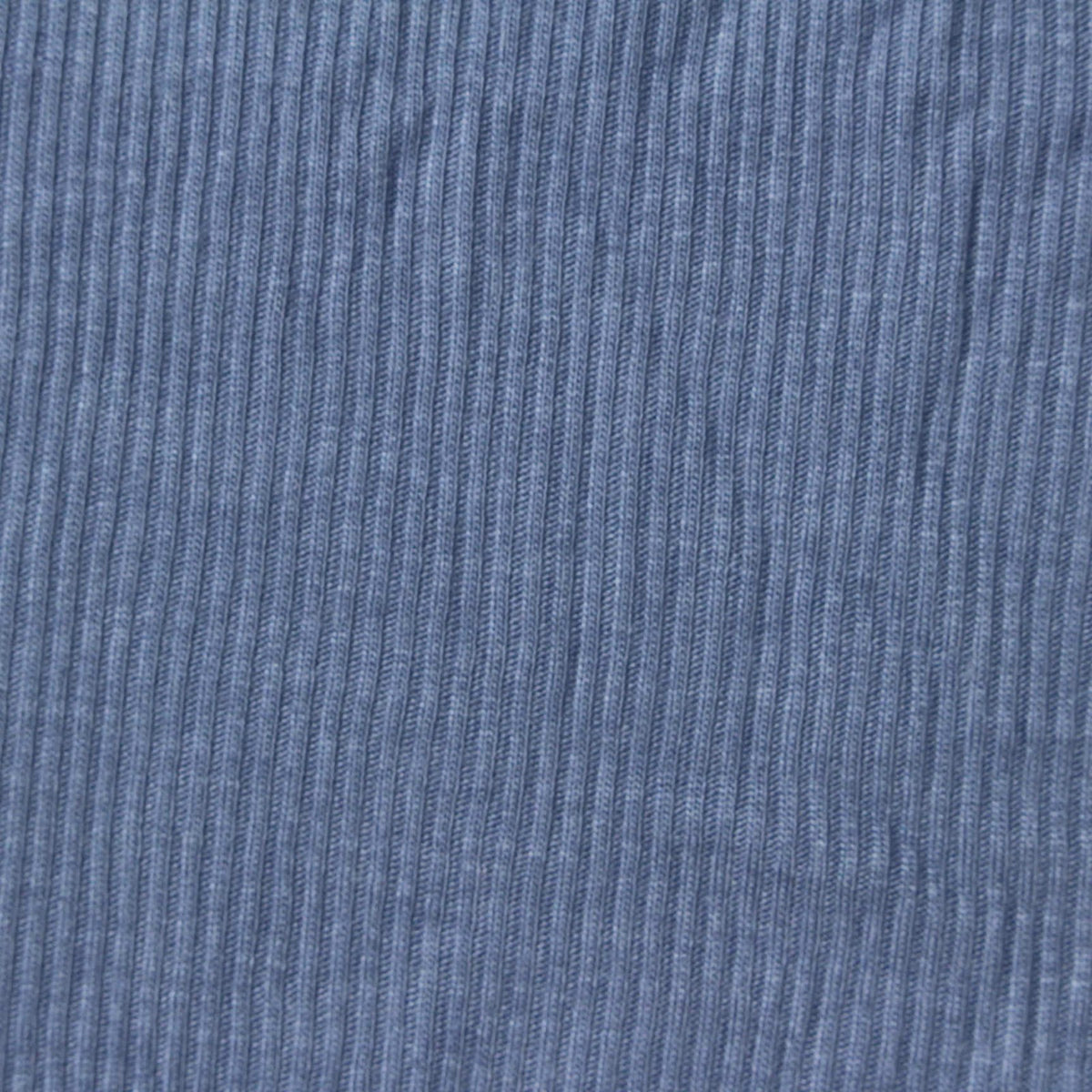Viscose Polyester Rib Knit Fabric, 180 gsm, 150 cm — Blue