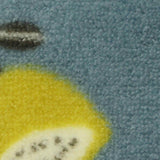 Yellow Dots Fleece, Polyester — texture