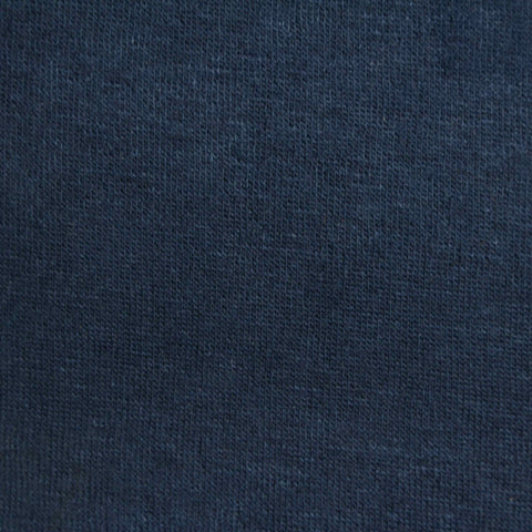 Viscose Polyester French Terry Fabric, 210 gsm, 160 cm — Navy