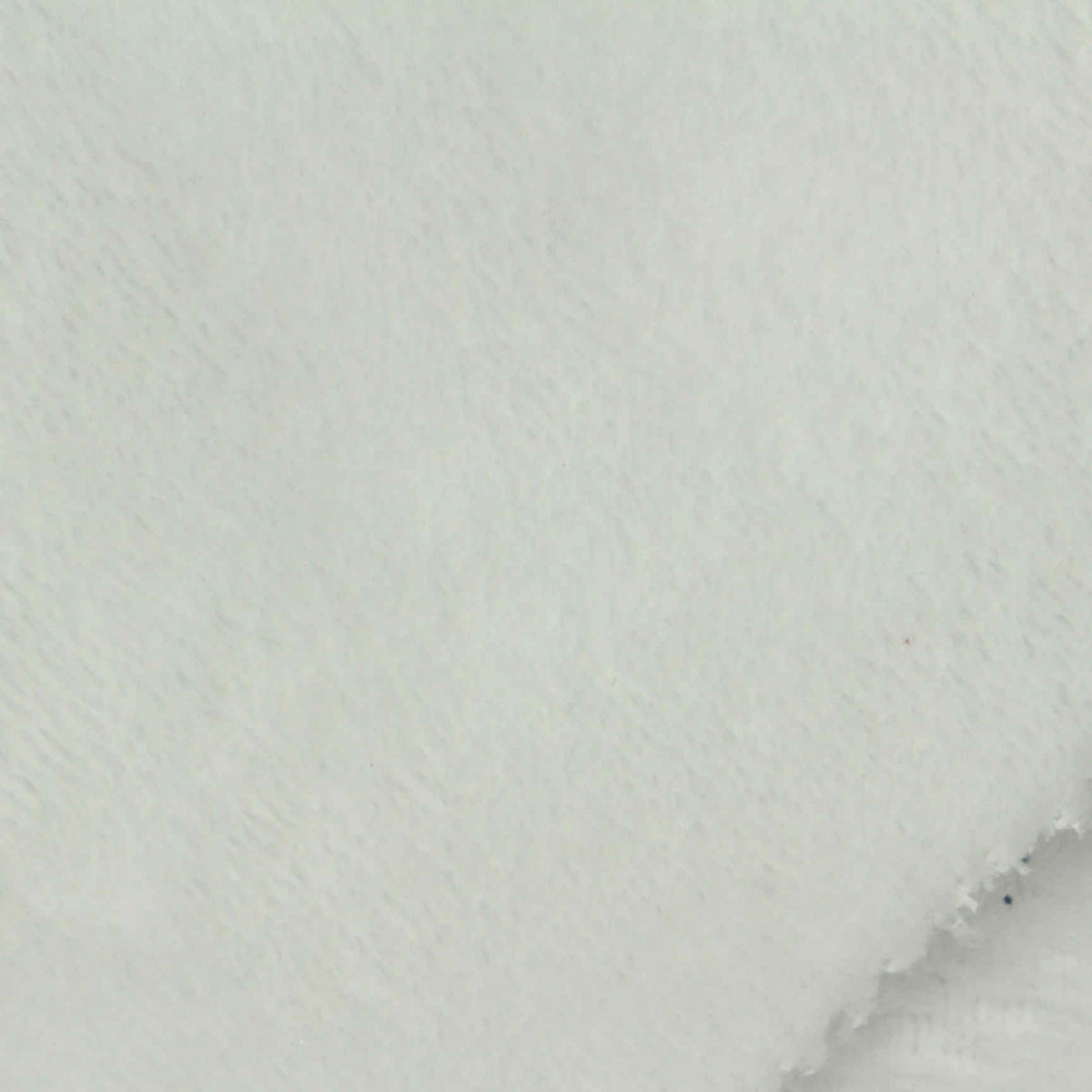 100% Polyester Fleece Fabric, 185 gsm, 150 cm — White