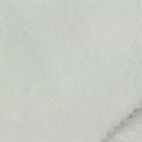 100% Polyester Fleece Fabric, 185 gsm, 150 cm — White