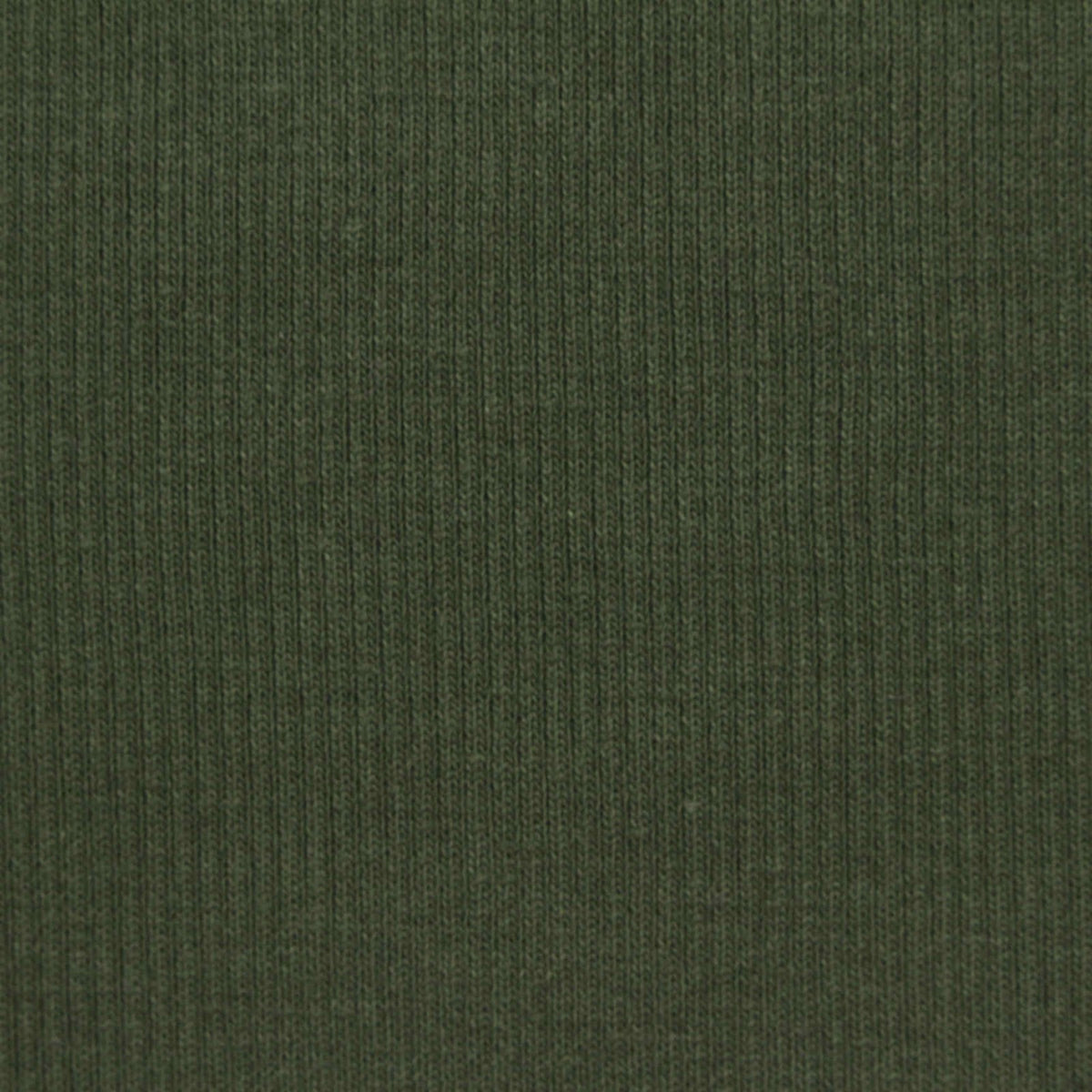 Cotton Polyester Stretch Rib Knit Fabric, 425 gsm, 125 cm — Green