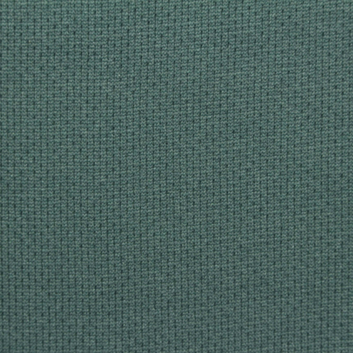 Dark Teal Grid Waffle Knit, Polyester