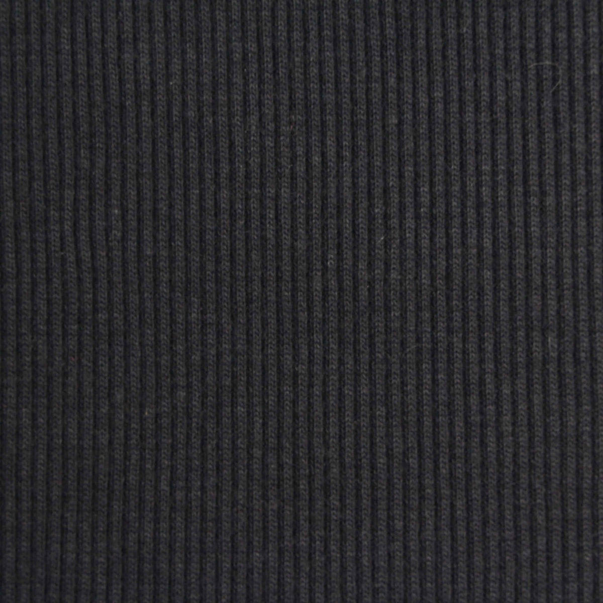 Cotton Polyester Stretch Rib Knit Fabric, 380 gsm, 131 cm — Navy