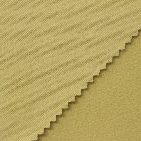 100% Polyester Fleece Fabric, 140 gsm, 155 cm — Khaki