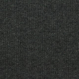 Dark Grey Marl Rib Knit, Cotton-Poly
