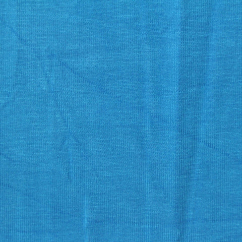 Viscose Stretch Jersey Knit Fabric, 197 gsm, 155 cm — Blue