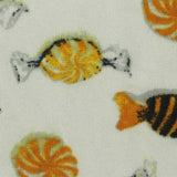 Polyester Stretch Chunky Knit Fabric, 155 gsm, 150 cm — White