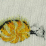 Polyester Stretch Chunky Knit Fabric, 155 gsm, 150 cm — White — texture