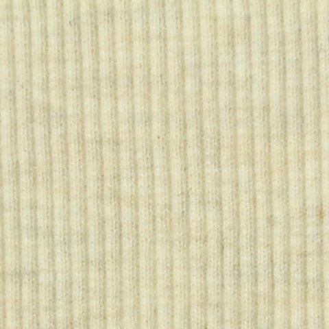 Cotton Polyester Stretch Rib Knit Fabric, 460 gsm, 140 cm — Khaki