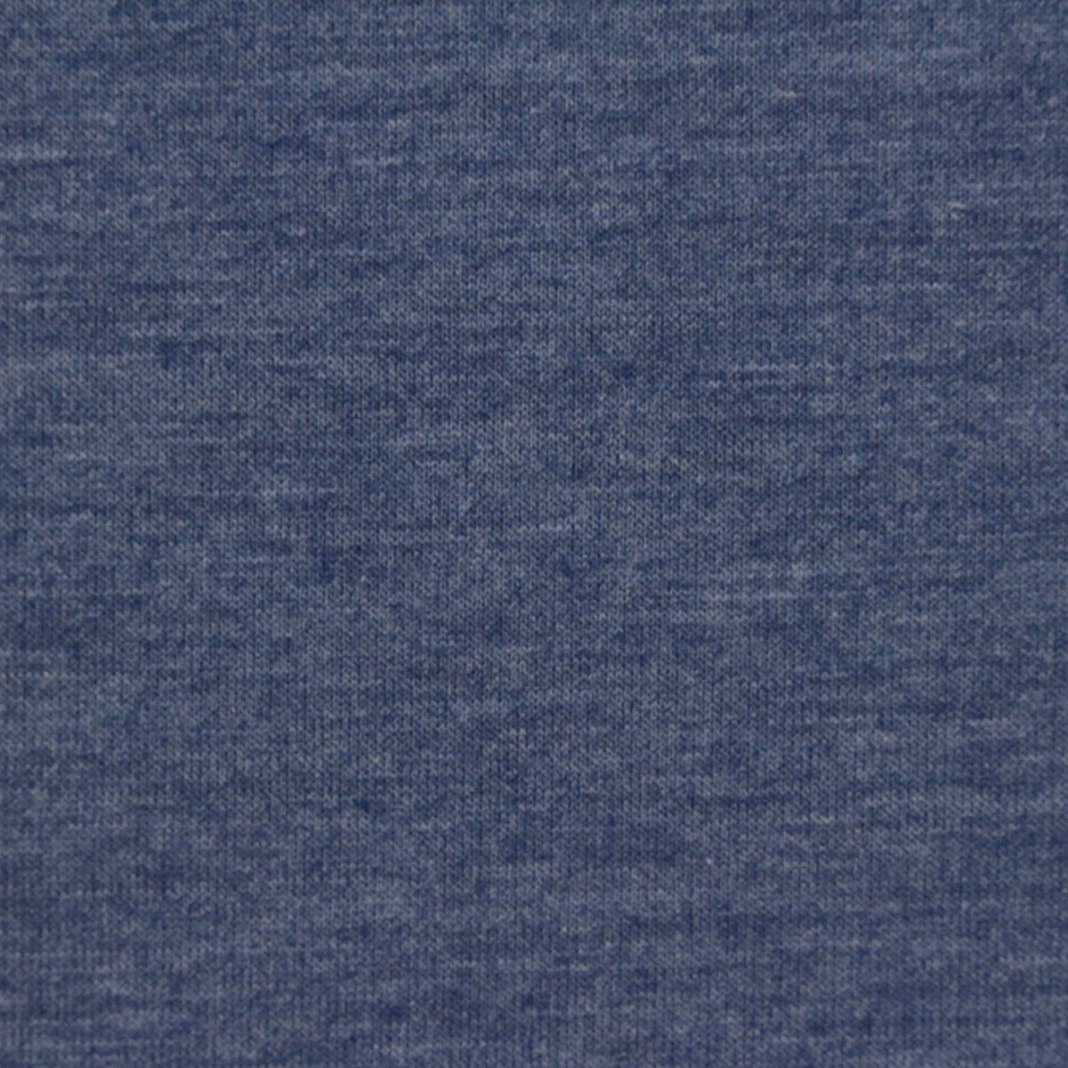 Polyester Viscose Stretch French Terry Fabric, 230 gsm, 165 cm — Blue