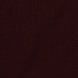 Dark Red Marl Waffle Knit, Cotton-Poly