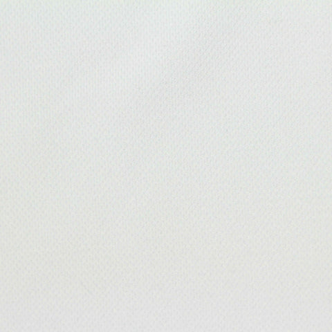 100% Polyester Piqué Knit Fabric, 200 gsm, 160 cm — White