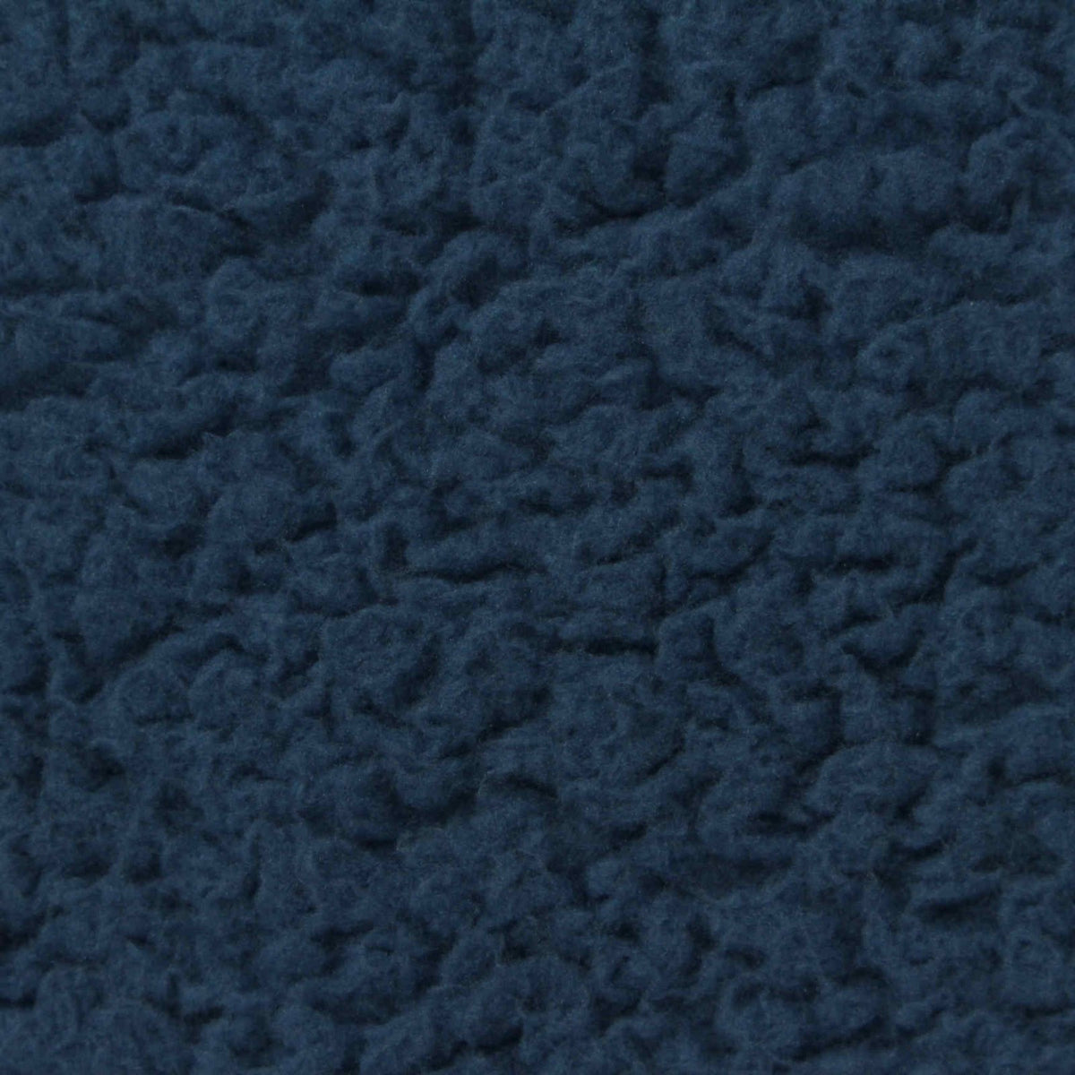 100% Polyester Sherpa Fleece Fabric, 305 gsm, 195 cm — Navy