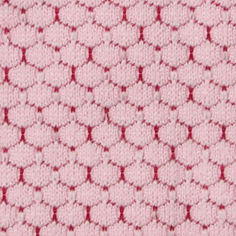 Light Pink Honeycomb Jacquard, Polyester