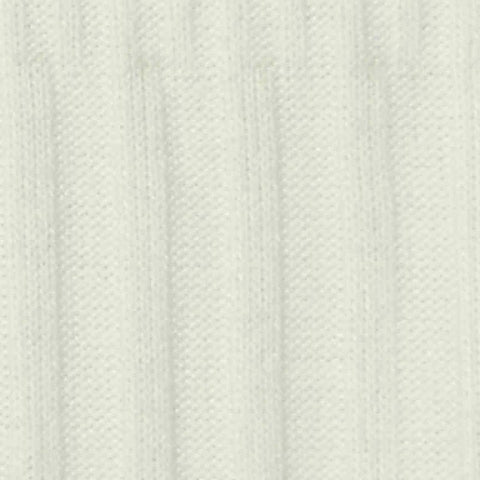Jacquard Polyester Viscose Stretch Rib Knit Fabric, 248 gsm, 142 cm — White