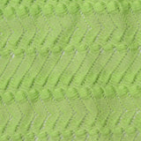Lime Openwork Jersey Knit, Polyester