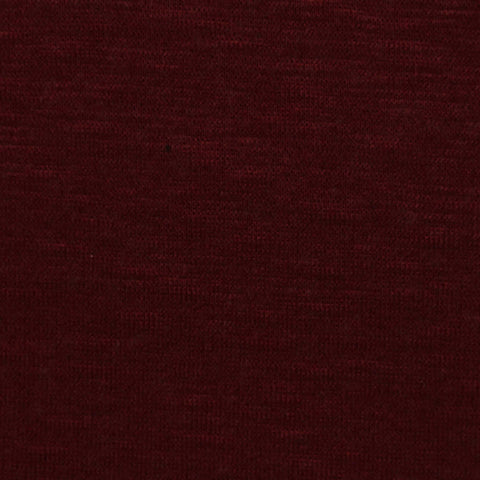 Dark Red Marl Rib Knit, Viscose, 233 gsm