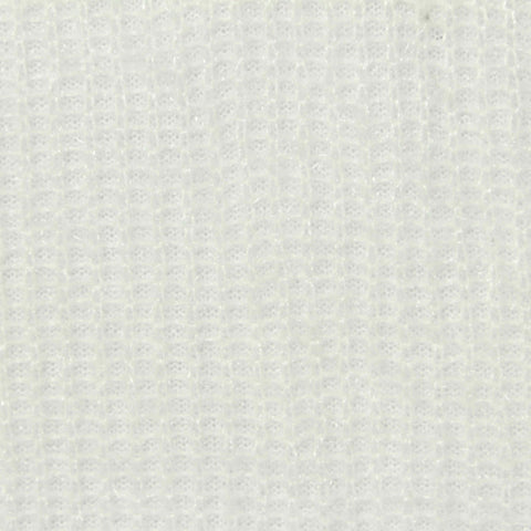 100% Polyester Rib Knit Fabric, 225 gsm, 155 cm — White