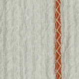 White Vertical-Stripe Crepe, Polyester — texture