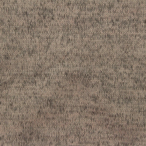 Dark Grey Heathered-Marl Chunky Knit, Polyester, 214 gsm