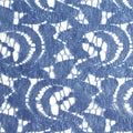 Blue Floral Lace, Cotton-Nylon