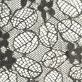 Black Floral Lace, Cotton-Nylon, 140 cm, ref EF-243119
