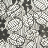 Black Floral Lace, Cotton-Nylon