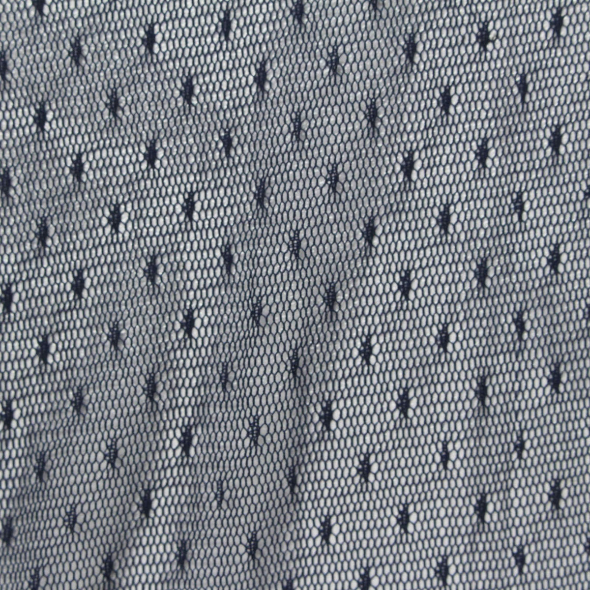 Navy Dots Mesh, Nylon