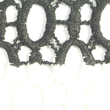 100% Polyester Knit Fabric, 115 cm — White — texture