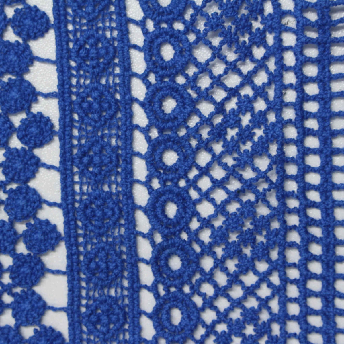 Blue Floral Knit, Cotton