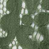 Olive Floral Lace, Cotton-Nylon — texture