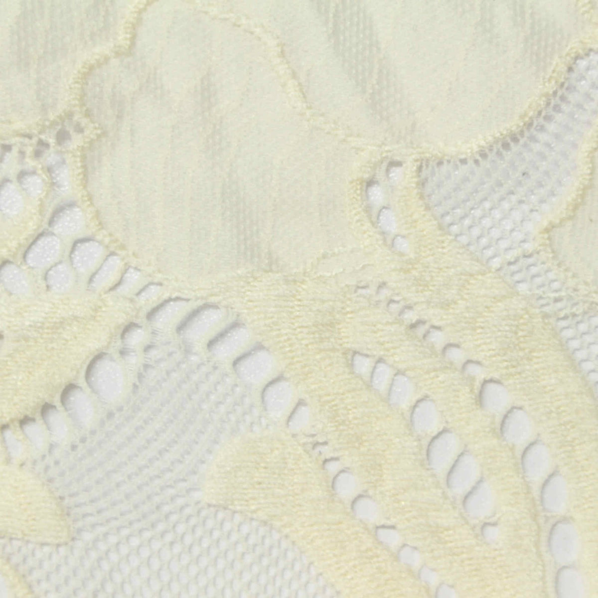 Light Cream Openwork Knit, Nylon