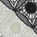 Black Dots Knit, Polyester, 120 cm