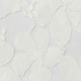White Floral Lace, Cotton-Nylon