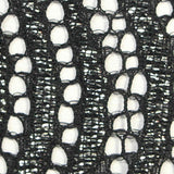 Black Openwork Lace, Nylon-Metallic — texture