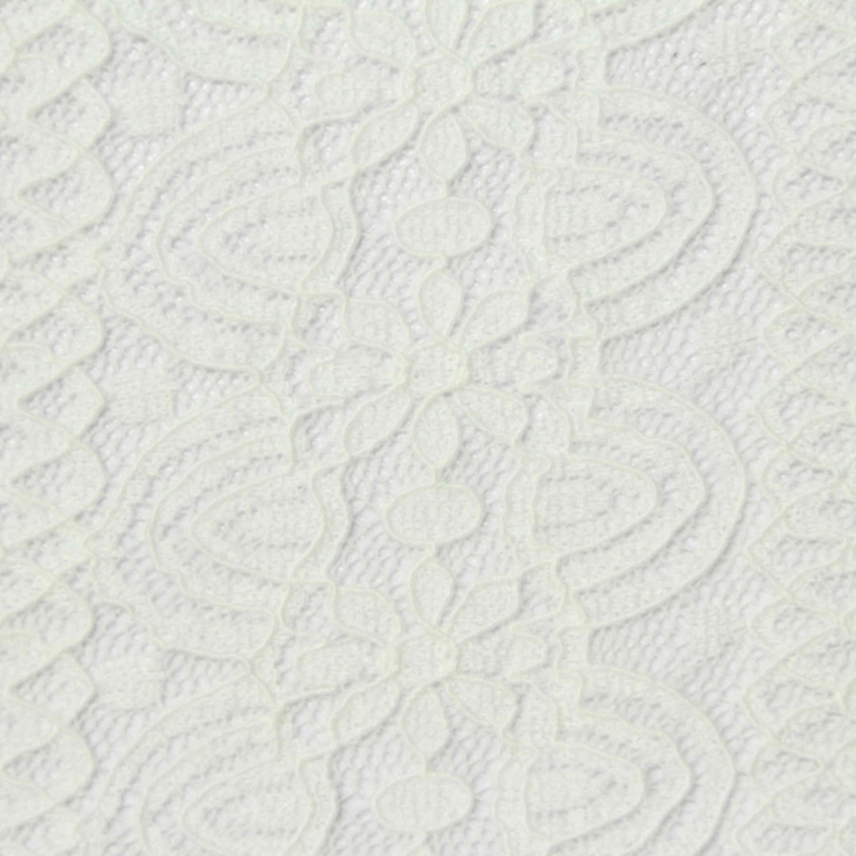 White Floral Lace, Nylon, 180 gsm