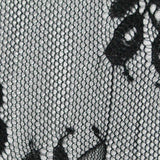 Black Floral Lace, Nylon — texture