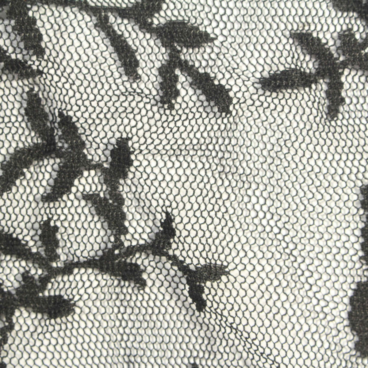 Black Floral Lace, Polyester