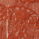 Terracotta Floral Lace, Nylon