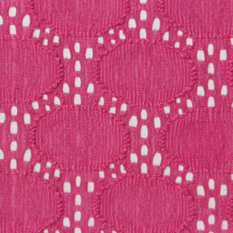 Pink Geometric Lace, Nylon