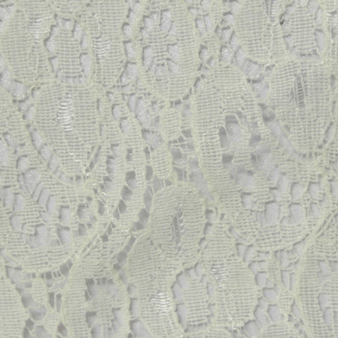Cream Floral Lace, Cotton-Nylon, 140 cm, ref EF-243170