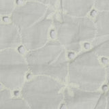 White Eyelet Knit, Cotton