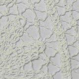 White Floral Knit, Polyester
