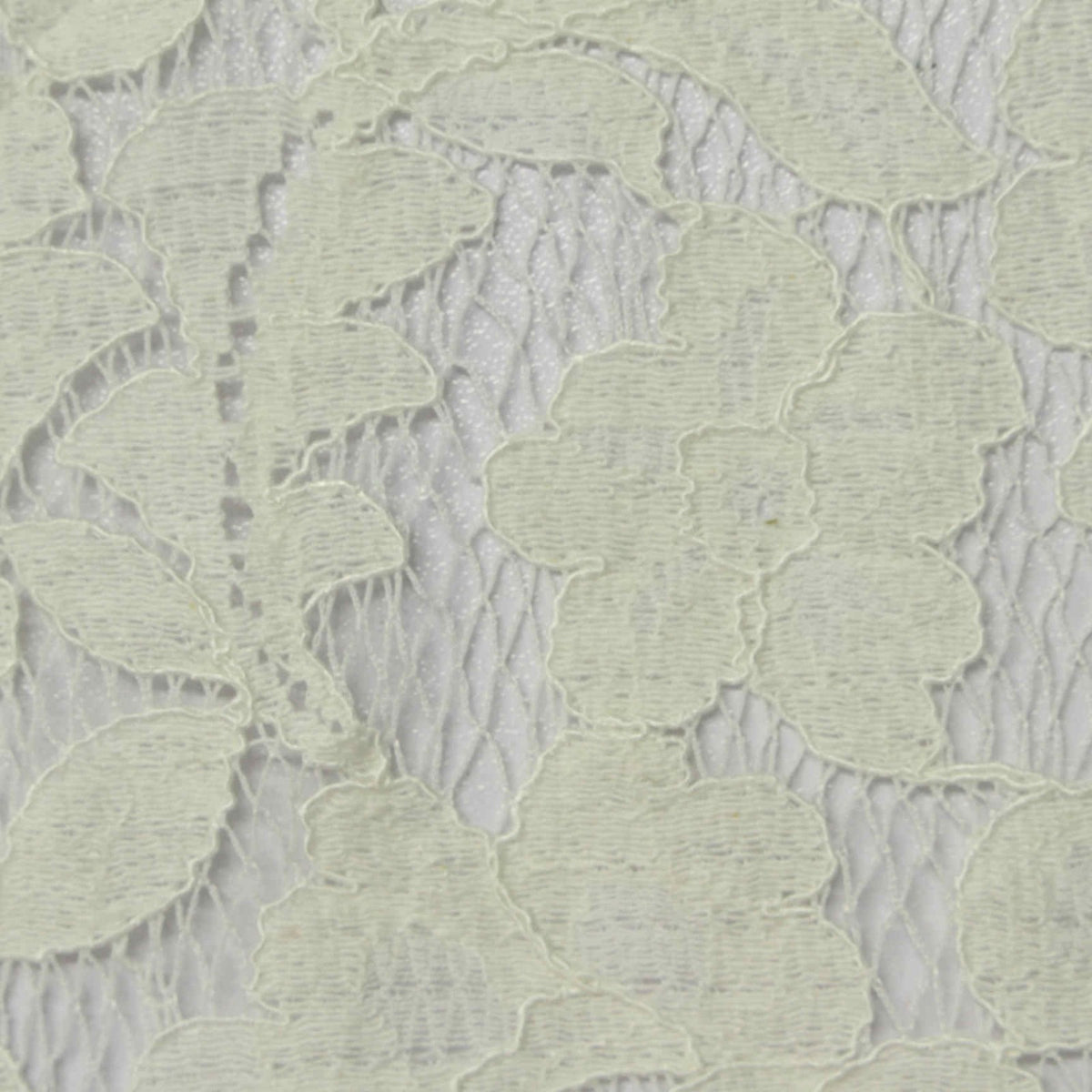 Cream Floral Lace, Cotton-Nylon, 145 cm, ref EF-243178